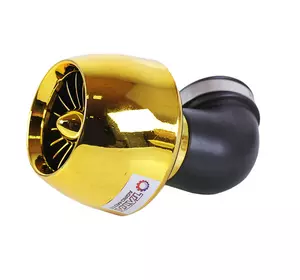 Фильтр нулевой "Турбина" с крыльчаткой золото Ø48 мм 90° - АМ