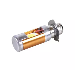 Лампа фары диодная 2 кристалла 3 усика П15Д-25-3 12В 35/35W - LED - АМ