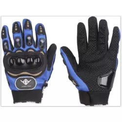 Мотоперчатки MS06 ТАТА (черный с синим текстиль size L)